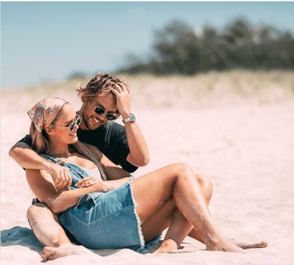 Josh Miller With His Wife Steph, Blissful Married Life